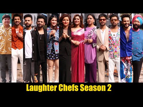 Ankita Lokhande, Mannara, Krushna Abhishek, Rubina,Vicky Jain & Others At Laughter Chefs 2 Set