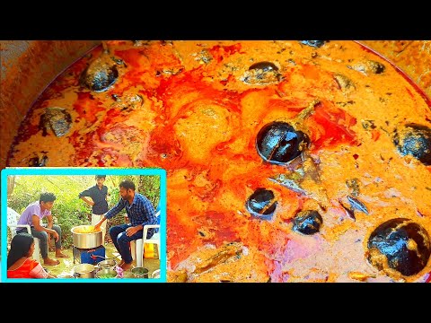 ధవత్ లో చేసిన మసాలా వంకాయ కూర | STUFFED MASALA BRINJAL CURRY | WITH ENGLISH SUBTITLES