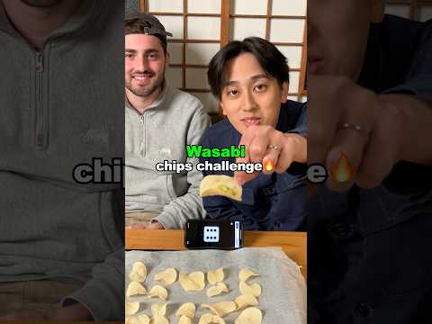 Wasabi Chips Challenge๏ผ๐ฅ#countryside #cooking #japan #food #challenge