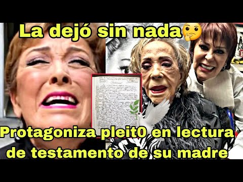 Abren testamento de Silvia Pinal y Silvia Pasquel arma TREMENDO PLEIT0 la dejó sin nada🤔