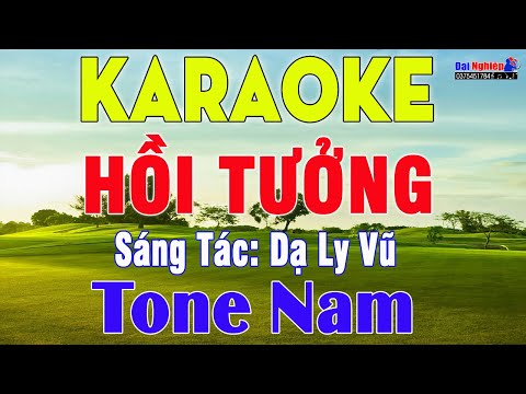 Hồi Tưởng Karaoke Tone Nam Nhạc Sống Rumba || Karaoke Đại Nghiệp