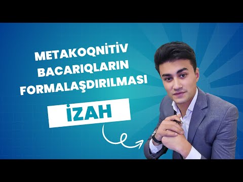 Metakoqnitiv bacarıqların formalaşdırılması