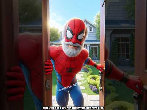 Spiderman venom aur captain america ko mila budhhe se jawan karne wala ped #spidarman #shorts