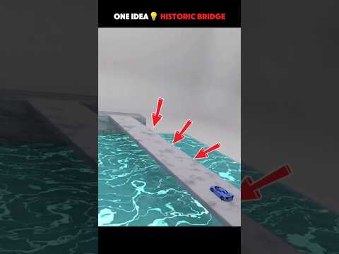How Chinese Engineers Build This Cable Stayed Bridge 😉 #shorts #3danimated