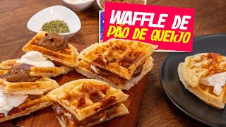 O waffle de PÃO DE QUEIJO mais rápido da internet | ÉGUA DOIDO