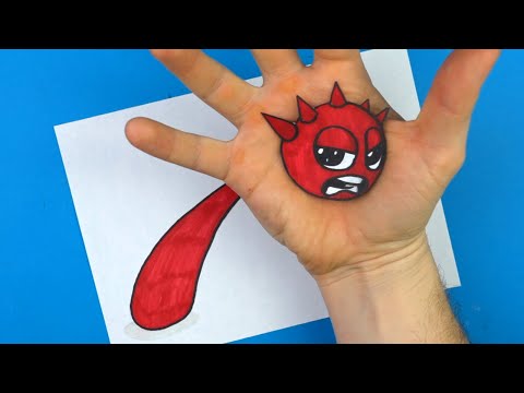 Incredibox Sprunki DIY PAPER CRAFTS - OREN VS  RADDY (+ Tutorials)