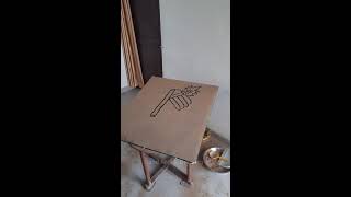 Krishna drawing , sand art #live