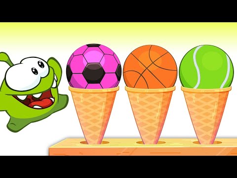Learn Colors With Sports Ball🎨 | Preschool Learning Videos | Learn With Om Nom