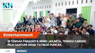 Di Tengah Panasnya Demo Jakarta, Tengku Carren Bersama Komunitas GS Pilih Santuni Anak Yatim 