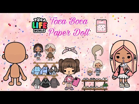 Toca Boca Paper Doll🤩😍