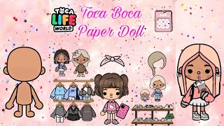 Toca Boca Paper Doll🤩😍