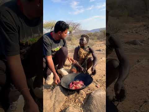 Hadzabe hunter angry 😡 with me #hadzabetribe #wildlife #africa #angry #funny #travel #viralreel