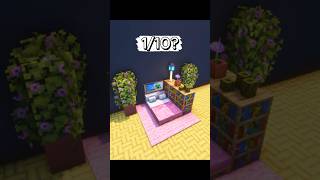 Minecraft Bed Design #minecraft #shorts