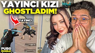 YAYINCI KIZI GHOSTLADIM! BIÇAK ATTIM - PUBG MOBİLE