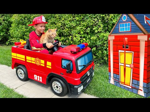 Wheels On The Fire truck and Ambulance Kids Stories with Max and Sofia