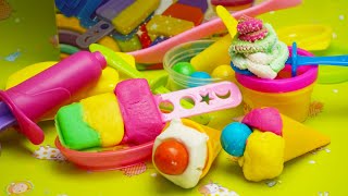 Play Doh ice cream toys play and Ice cream shop !