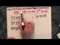 Arranging Words in Alphabetical Order