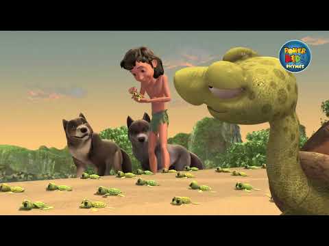 😀😇 A B C SONG 😇😀| Jungle Book | Mowgli Ki Kahani 📚@POWERKIDSRHYMESOFFICIAL ​