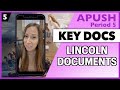 Key Insights from Lincoln's Documents