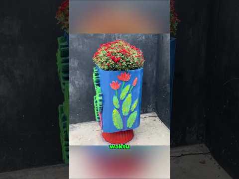 Dari Karton Telur Menjadi Pot Bunga Eksklusif #shorts