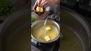 Creveți cu sos de unt și usturoi❤️