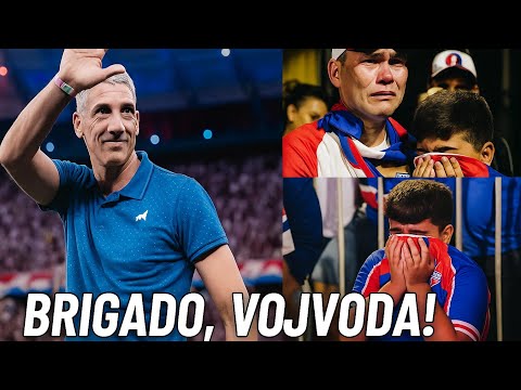 Lágrimas e Gratidão: torcida e elenco do Fortaleza se despedem de Vojvoda