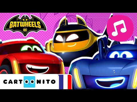 🎵 TOP 5 🎵 Meilleures chansons | Batwheels | @CartoonitoFrance