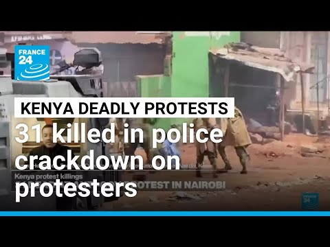 YouTube video thumbnail: Death Toll From Kenya’s Latest Anti-Government Protest Surges to 31