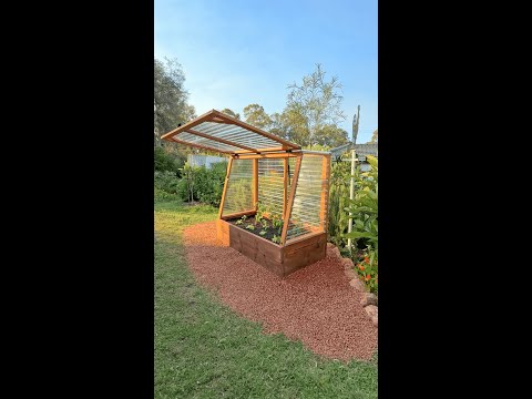 DIY Garden Bed Greenhouse