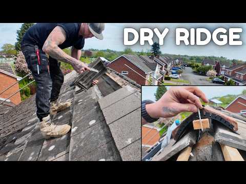 Installing a Dry Ridge For Solar Preparation
