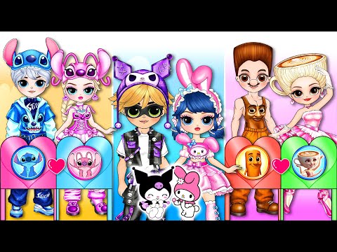 Disney Princess Couples Get New Fashion Makeovers! | Best DIY Fashion Paper Dolls