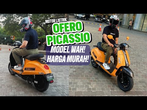 "PICASSIO" MOTOR LISTRIK BERGAYA RETRO ELEGAN TERBARU DARI OFERO