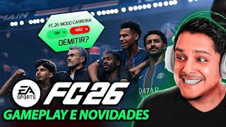 FC 26 Gameplay Revelado! TUDO sobre Modo Carreira, Clubs, UT e MAIS!