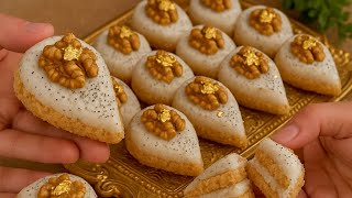 حلوة الدقيق المحمر😋بدون تعقيدات حلوة سهلة وسريعة إقتصادية بكمية كثيرة/حلوة الدمعه 