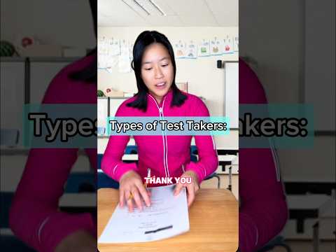 Types of Test Takers: 📝