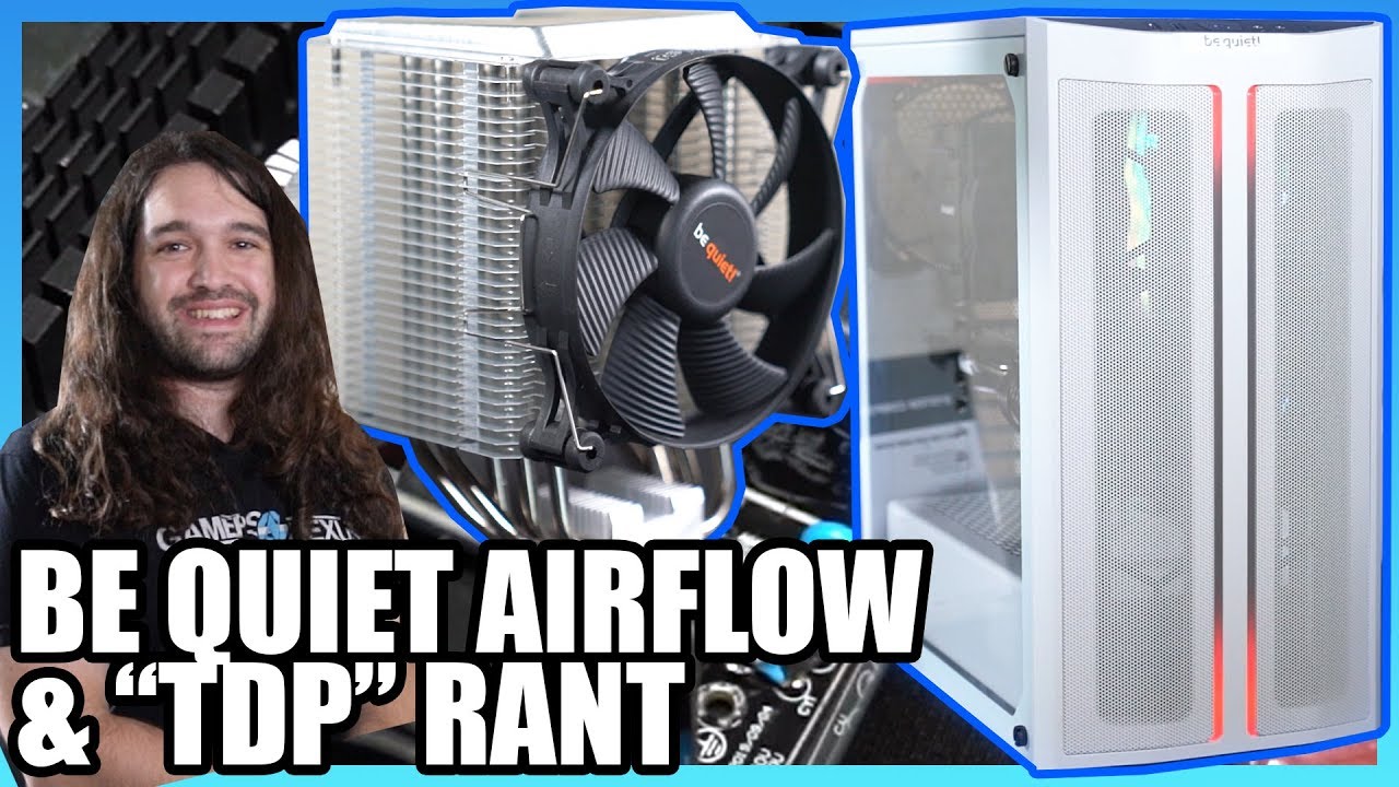 Be Quiet! Mesh Pure Base 500DX Case, New CPU Coolers, & TDP Rant CES 2020