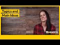 Exploring Topics and Main Ideas in English