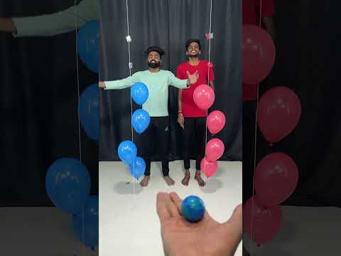 Right Or Left With Pop Balloon Challenge #shorts