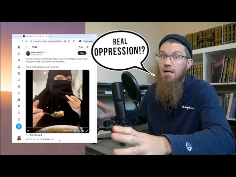 Niqabi eating food is "REAL OPPRESSION"