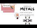 Exploring Metals, Nonmetals, and Metalloids in the Periodic Table