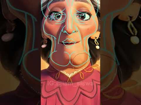 I turned Abuela Alma Madrigal into handsome✨SQUIDWARD💀Disney's Encanto✨ #shorts #encanto