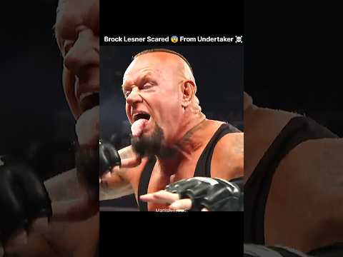 The Undertaker ☠️ Scared 😨 Brock Lesner Wrestlemania Before Raw🥶#shorts #wwe