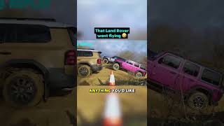That Land Rover went flying 🤣