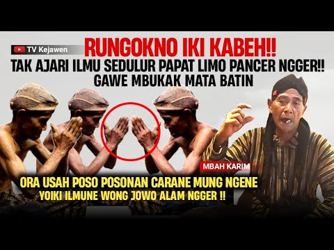 ORA USAH ANGEL ANGEL CUKUP LAKUKAN INI, KABEH BAKAL KEBUKAK, YOIKI PEPADANGE ATI NAK