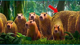 CAPYBARA FAMILY. Heroic team saves from millions of parasites.