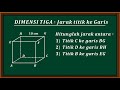 Dimensi Tiga: Jarak Titik ke Garis pada Kubus