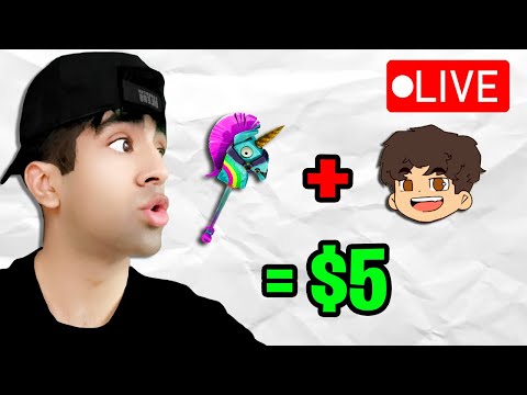 🔴LIVE: Pickaxe me for $5 🔴