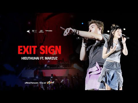Exit Sign - HIEUTHUHAI ft. marzuz | Live at GENfest 23 | Fancam Focus | Live Performance