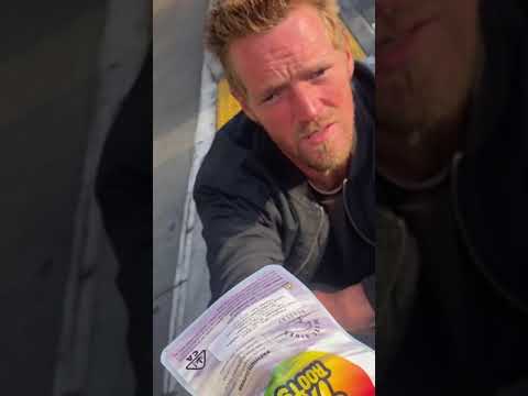 giving 10.5 grams of weed to a homeless man