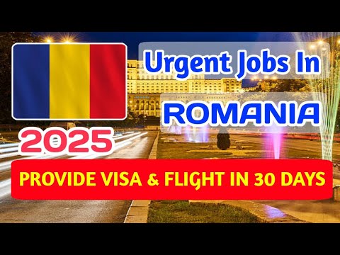 Urgenet Requirement For Romania 🇷🇴 (Europe) Country 2025 | Good Salary | Romania Jobs